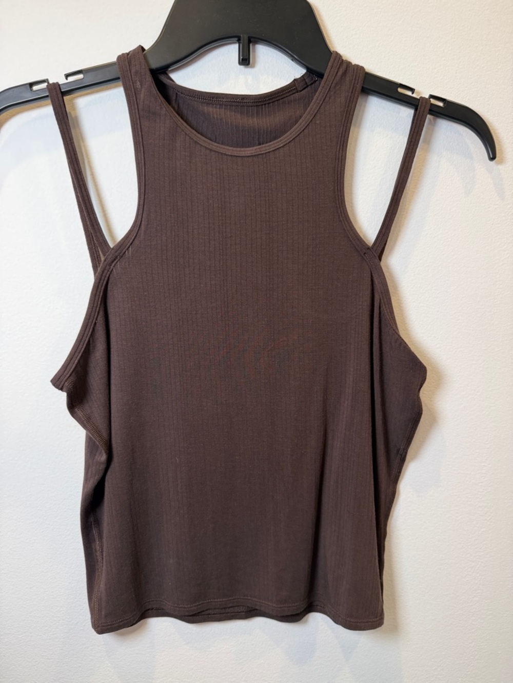 lululemon athletica Ribbed Dark Brown Tank